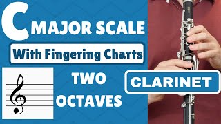 Clarinet C Major Scale  Two Octaves SLOW [upl. by Leighton762]