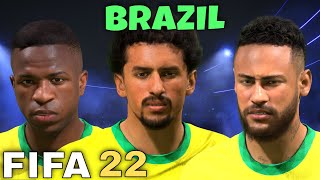 FIFA 22 All Brazil Faces [upl. by Oflodur7]