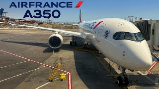 🇺🇸 New York JFK  Paris CDG 🇫🇷 Air France Airbus A350 New Cabin  FULL FLIGHT REPORT [upl. by Cockburn]