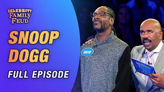 Snoop Dogg vs Sugar Ray Leonard Full Episode  Celebrity Family Feud [upl. by Nyrret91]