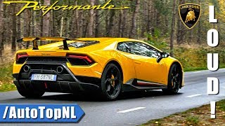 Lamborghini Huracan Performante LOOKS SOUND amp DRIVE by AutoTopNL [upl. by Auqinom]