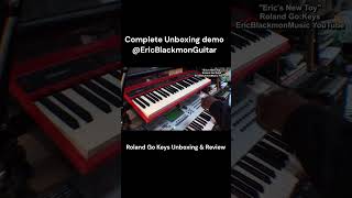 Roland GO KEYS Unboxing Demo  FULL TUTORIAL EricBlackmonGuitar ericblackmonguitar [upl. by Suired]