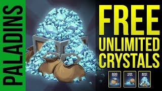 How to Get FREE UNLIMITED CRYSTALS for Paladins 2018  Paladins PTS [upl. by Yknip894]