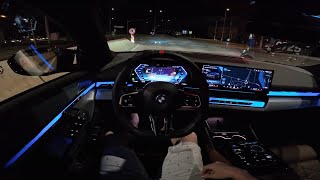 BMW i5 M60 Night Drive [upl. by Corrine245]