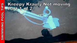 Kreepy Krauly not moving Part 1 of 2 [upl. by Weinstock356]