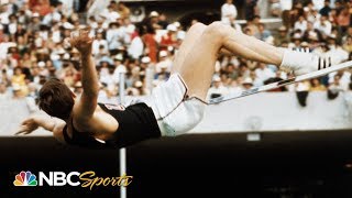 Fosbury Flop turns high jump world upside down in Mexico City  NBC Sports [upl. by Ardnajela]