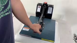 How to set pressure on heat press fancierstudio power heat press [upl. by Argela]