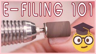 How to use an Efile Nail Drill on Acrylic Nails [upl. by Aihtenak575]