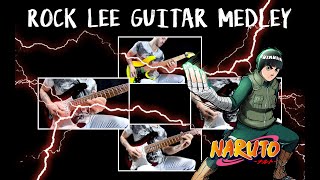 NARUTO OST  Beautiful Green Wild Beast  Rock Lees Lotus Theme  Metal Guitar Cover [upl. by Rains405]