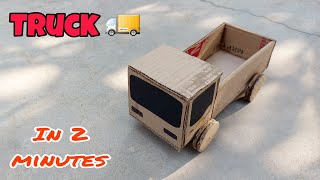 How To Make RC Tipper Truck From Cardboard  Very Simple  The Crafts Crew [upl. by Anjela]