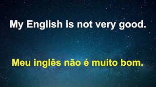 Aprender Inglês Dormindo 130 Frases essenciais em inglês americano áudio em inglês português [upl. by Ytsenoh]