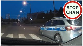 Próba wymuszenia mandatu przez Policję 816 Wasze Filmy [upl. by Ahsiel]