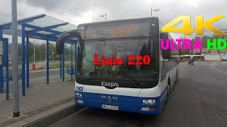 4K Buslinie 220 Mariadorf Dreieck  Jülich Bahnhof Part 2 [upl. by Franchot]