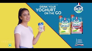 Lactel Turbo  Yoghurt Drink  Drink Your Yoghurt OnTheGo  First Time In India [upl. by Zacek]