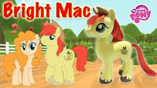 Custom BRIGHT MAC PONY  Applejacks Dad  Tutorial DIY MLP My Little [upl. by Francklin]