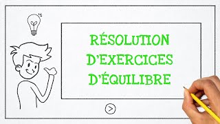 Équilibres chimiques  Résolution dexercice avec un volume de 10 L [upl. by Sigismund]