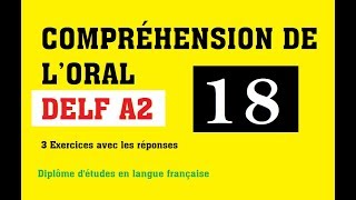 DELF A2  Compréhension de loral no 18 [upl. by Rhyne293]