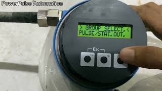 Endress  Hauser Promag Wiring and programming with password [upl. by Narayan78]