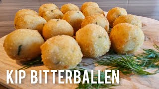 🇸🇷 Surinaamse Kip Bitterballen receptSurinamese chicken balls snacks [upl. by Troc]