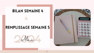 Enveloppe Budget Bilan S4 et Remplissage S5 du Mois de Mai 🌷 [upl. by Htezil209]