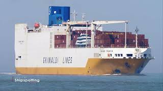 Grande Francia  IMO 9246592  Kugelbake Ship Spotting 4K [upl. by Geis907]