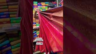 diwalispecial embossed wedding sarees price 799 WhatsApp 7200475994 [upl. by Tirza656]