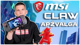 Visi žaidimai kaip ant delno  MSI Claw Apžvalga [upl. by Zinn]