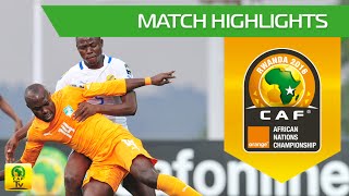 Côte DIvoire vs Gabon  Orange African Nations Championship Rwanda 2016 [upl. by Gebhardt]