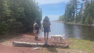 Hike to Keweenaw Peninsula MichiganBlack Creek Nature Sanctuary [upl. by Darill]