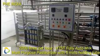 Milk pasteurizer 2000 litres per hour fully automatic [upl. by Kelley238]