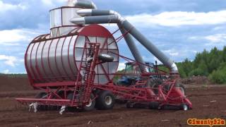 4K Peat Moss Harvesting With Valtra 6850 amp New Holland TS115 Turbo [upl. by Eilyab]