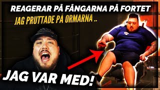 REAGERAR PÅ FÅNGARNA PÅ FORTET JAG ÄR MED SKRATTFEST [upl. by Landis]