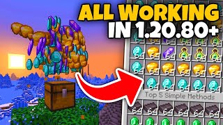 Top 5 WORKING DUPLICATION GLITCHES Minecraft Bedrock 12080 [upl. by Ivana]