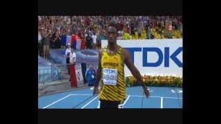 Finale 100m Christophe Lemaitre Moscou 2013 [upl. by Metsky]