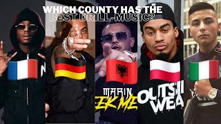 DRILL MUSIC IN DIFFERENT COUNTRIES ALBANIA 🇦🇱 POLAND 🇵🇱 FRANCE🇫🇷 GERMANY🇩🇪 ITALY 🇮🇹 [upl. by Ecirtnas692]