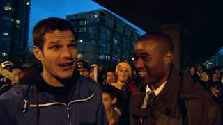 Kevin Bieksa vs Ryan Kesler in Road Hockey  Cabbie Presents [upl. by Esereht156]