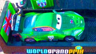 Cars 2 Pit Stop Launchers Nigel Gearsley Diecast Disney Pixar Cars 2 Toy Review Mattel Race Off Set [upl. by Ile]