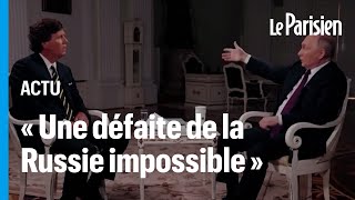 Ce qu’il faut retenir de l’interview de Poutine par le journaliste conservateur Tucker Carlson [upl. by Mccahill]