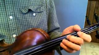 Fiddle Lessons by Randy Beginner Tune 1 The SCALE [upl. by Hafital]