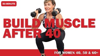 STRENGTH TRAINING FOR 40 WOMEN The Ultimate Full Body Workout [upl. by Ynaffyt]