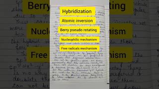 nucleophilic mechanism chemistry hybridisation shorts [upl. by Subak837]