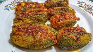 Bharwan karela  stuffed karela  10 minutes me bnaye tasty karele [upl. by Ecraep]