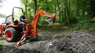 Kioti Tractor Backhoe Review [upl. by Areikahs]