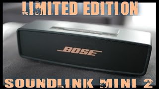 BOSE SOUNDLINK MINI 2  LIMITED EDITION  SCHWARZ  KUPFER  SCHWARZ  GOLD  UNBOXING REVIEW [upl. by Sdlonyer]