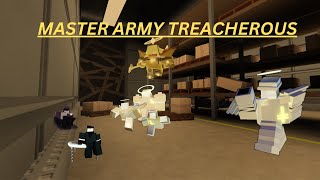 Master Army Treacherous Solo  World Tower Defense v1801 [upl. by Mihe517]