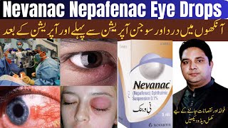 Nevanac Eye Drops Nepafenac Ophthalmic Suspension 01 wv  Anti Inflammatory Eye Drops [upl. by Kala]