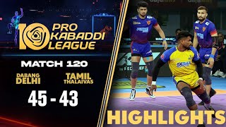 Ashu Maliks Performance Marks a Remarkable Comeback for Delhi  PKL 10 Highlights Match 120 [upl. by Harat]