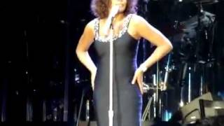 Whitney Houston I Will Always Love You THE VOICE GONE Poor Performance Live Newcastle England 2010 [upl. by Rusel333]