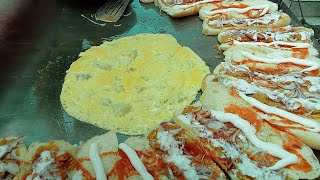 Best Egg Shaami Burger  Raja Burger at Main Bazar Jhelum  Street Food in Jhelum [upl. by Dorolisa314]