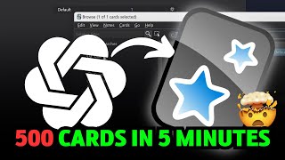 Using ChatGPT To Create Anki Flashcards in MINUTES Save Time in Medical School [upl. by Kornher]